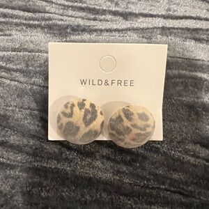 Leopard Print Earrings by Wild & free